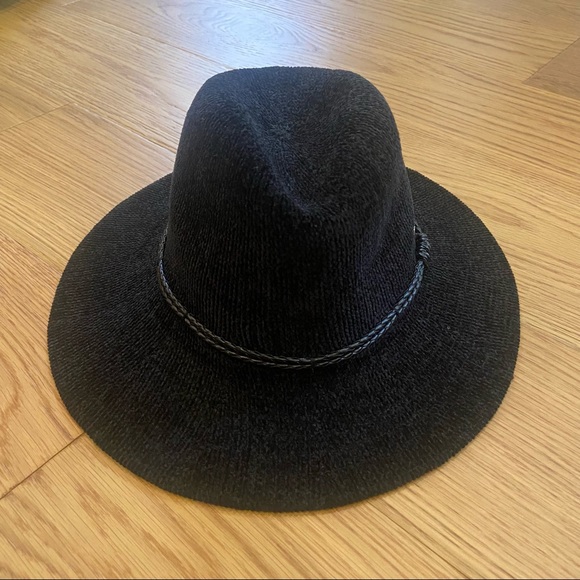 Kooringal Accessories - *Kooringal Outback Safari Fedora Hat Black Corduroy Adjustable Size